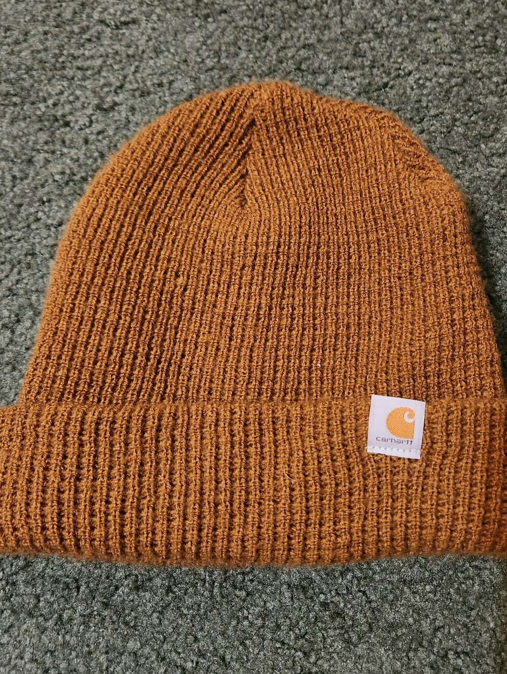 Carhartt Unisex Brown Knit Beanie Thinsulate Platinum Made In USA Outdoors